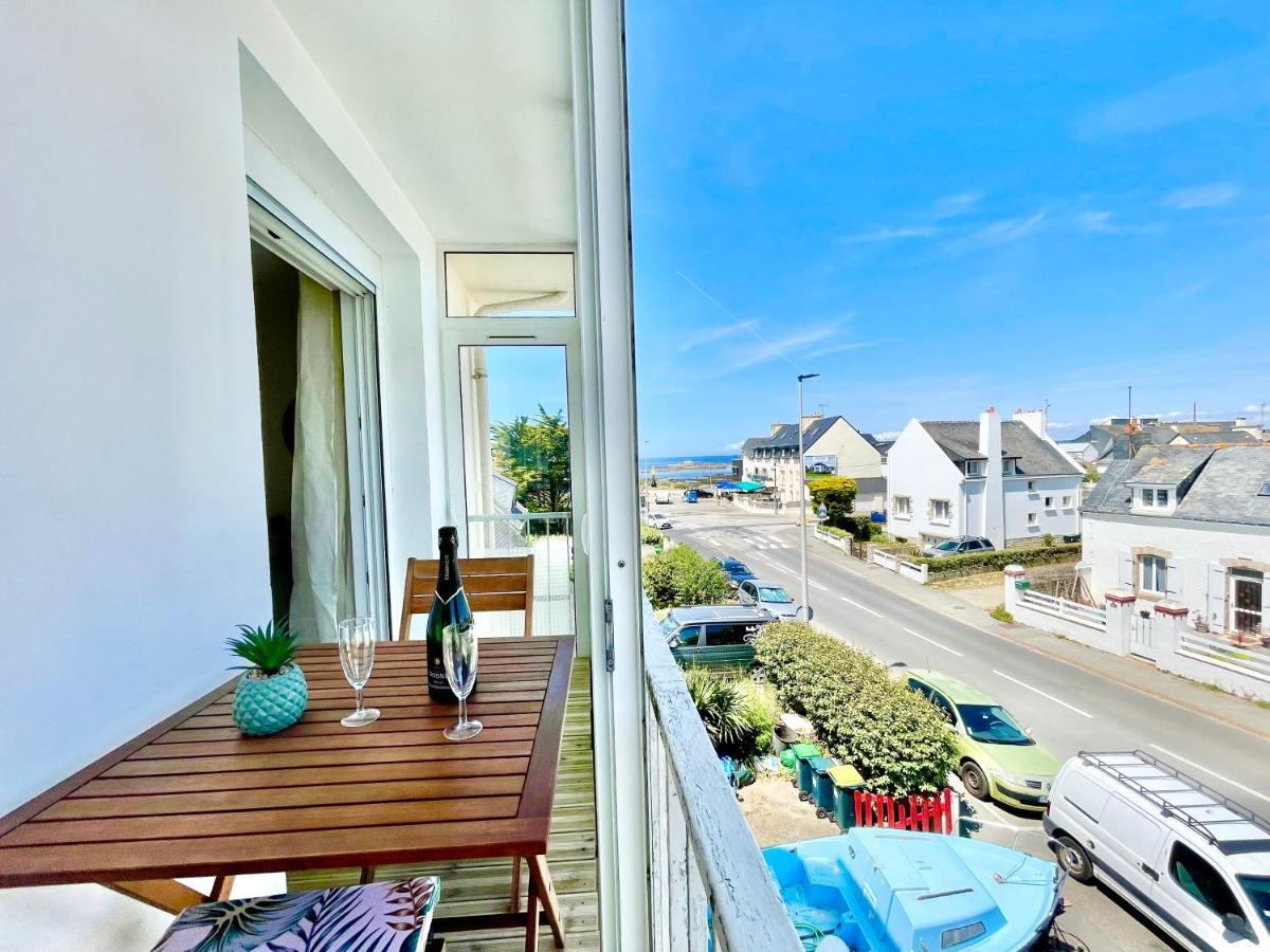 Le Phare Ouest - 80 M De La Mer - Vue Ocean Sur Le Balcon - Entierement Renove - Internet Haut Debit - Nouveau Ploemeur Exteriér fotografie