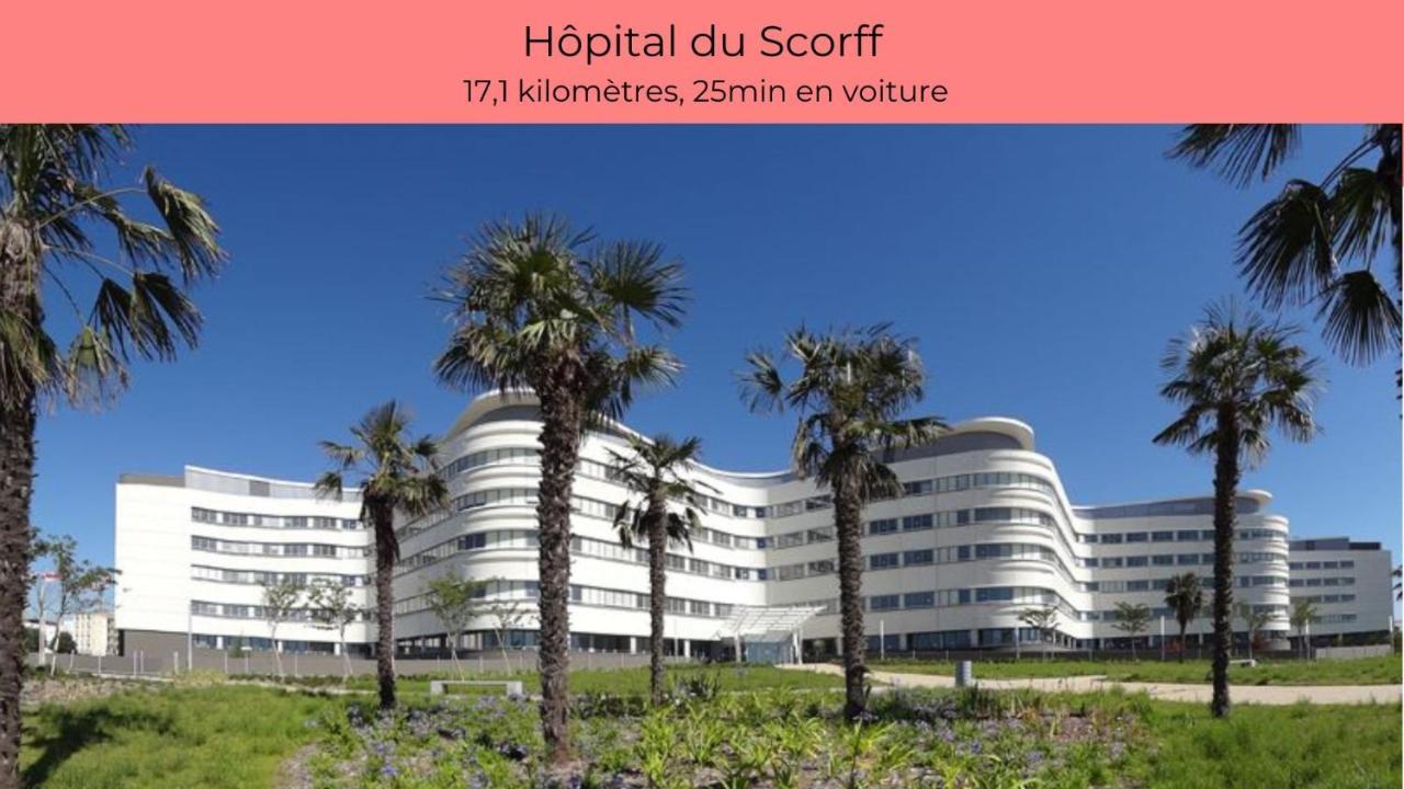 Le Phare Ouest - 80 M De La Mer - Vue Ocean Sur Le Balcon - Entierement Renove - Internet Haut Debit - Nouveau Ploemeur Exteriér fotografie