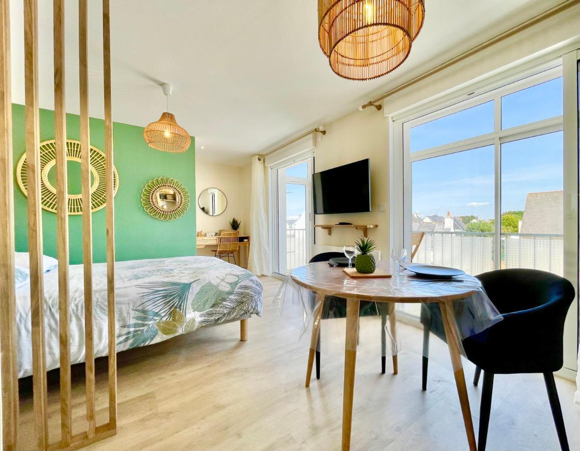 Le Phare Ouest - 80 M De La Mer - Vue Ocean Sur Le Balcon - Entierement Renove - Internet Haut Debit - Nouveau Ploemeur Exteriér fotografie