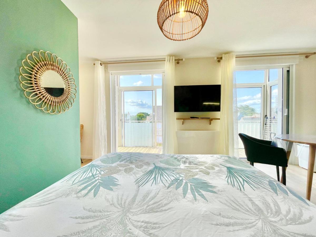 Le Phare Ouest - 80 M De La Mer - Vue Ocean Sur Le Balcon - Entierement Renove - Internet Haut Debit - Nouveau Ploemeur Exteriér fotografie